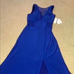 Royal blue dress